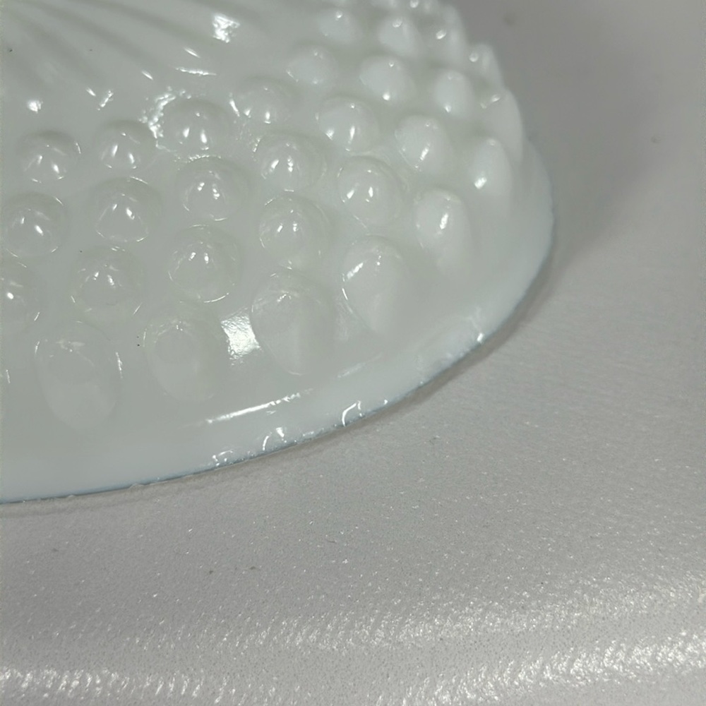 Vintage Fenton Hobnail - Milk glass Dish with Lid - Picture 11 of 17